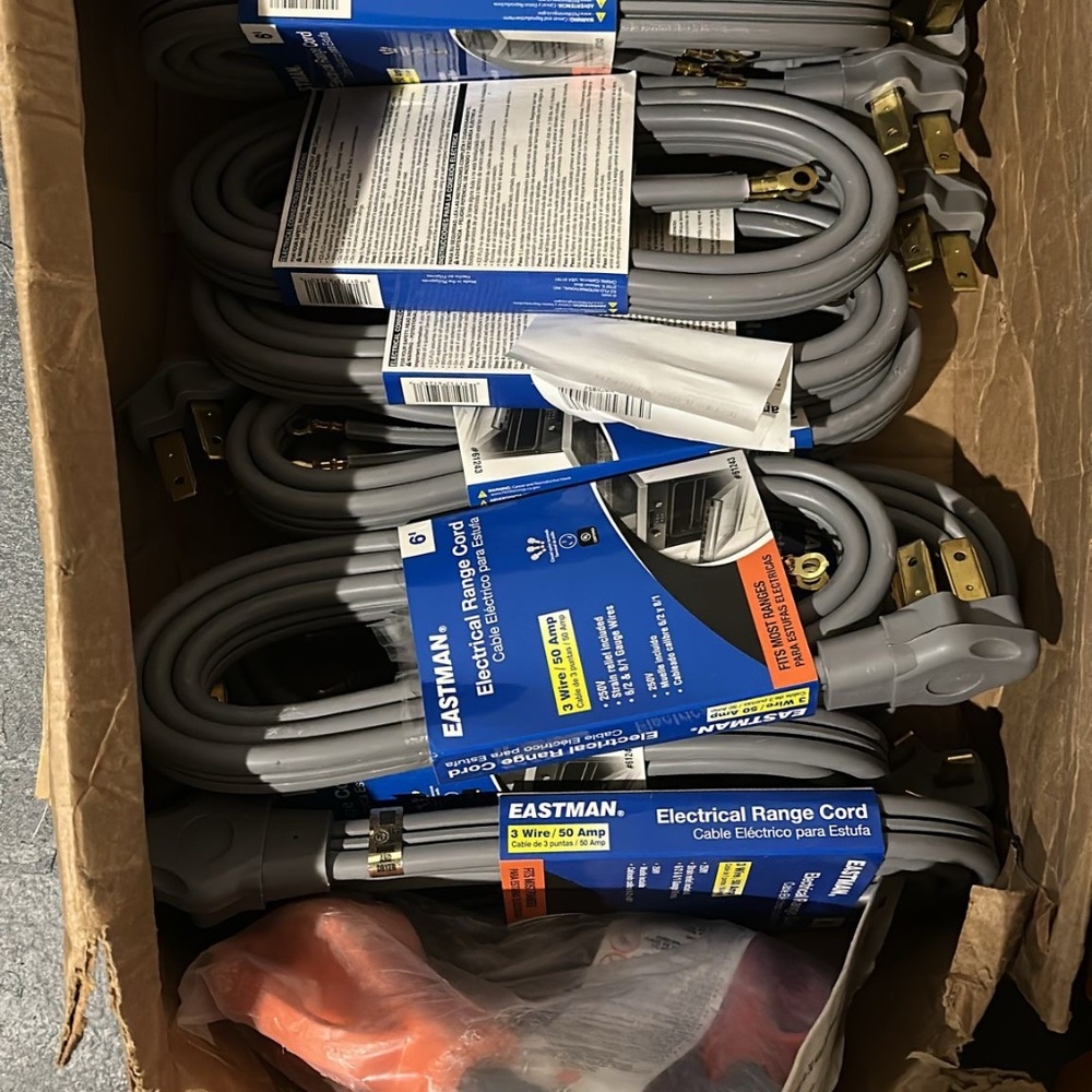 Eastman Electrical range cord 11 total for $160